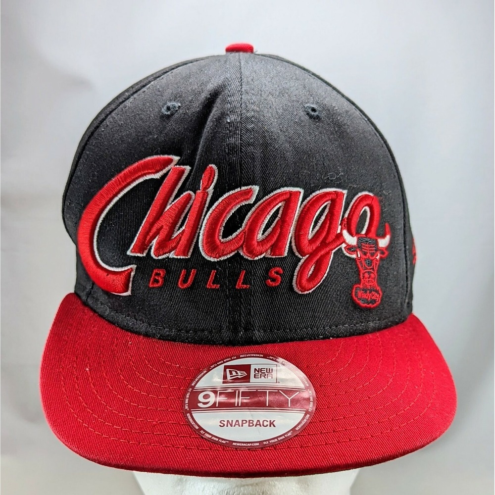 Chicago Bulls Snapback Cap Hat Hardwood Classics Windy City New Era 9Fifty